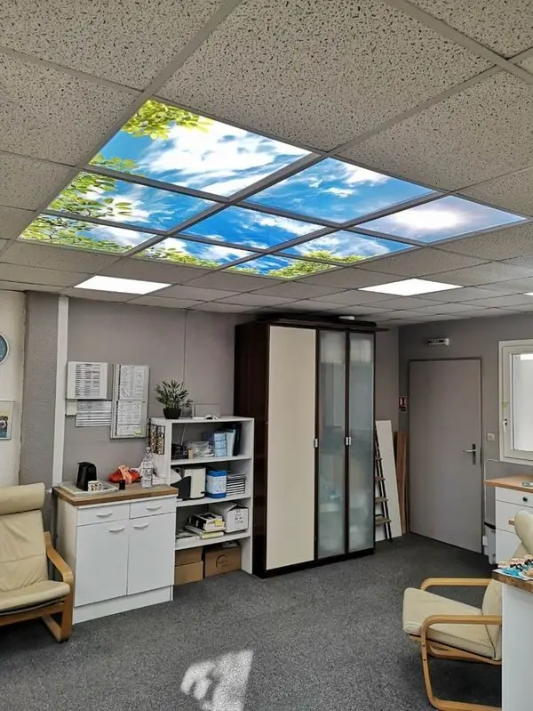 Les bienfaits d’une immersion sous un faux plafond ciel lumineux