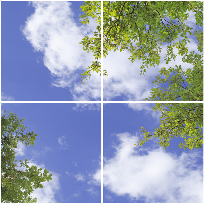 Plafond lumineux P2.23-2x2 Calepiné