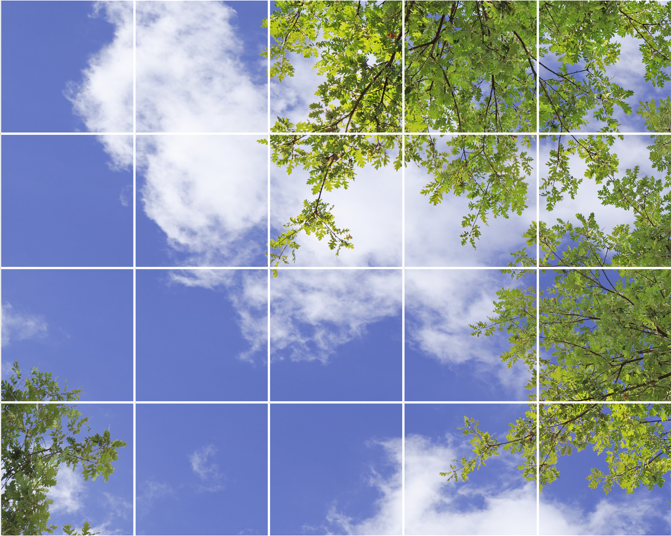 Plafond lumineux P2.23-5x4 Calepiné